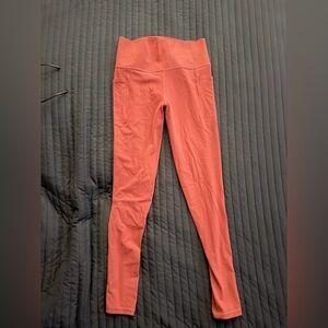 Athleta High-Waist Leggings in Berry Red